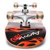 ChromeWheels 31 inch Skateboard Double Kick Skate Board Cruiser Longboard 8 Layer Maple Deck Skateboards for Kids and Beginners view 4