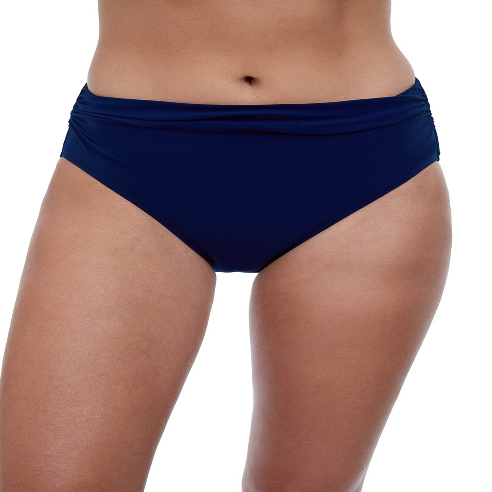 Profile by Gottex Women's Tutti Frutti Ruched High Waist Swimsuit Bikini Bottom