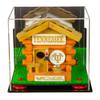 Better Display Cases Versatile Acrylic Display Case - Medium Square Box with Mirror, Wall Mount, Red Risers and Turf Base 9.75" x 9.75" x 9.75" (A027-RR) view 3