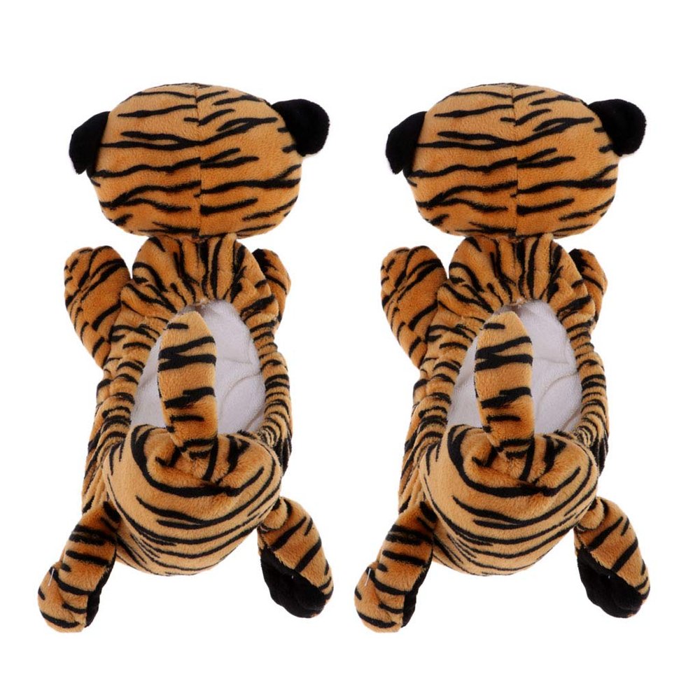 (1 Pair) Elastic Child Adult Terry Ice Hockey Figure Skates Boot Blade Covers Guards Skating Accessories, Absorbent, Tiger