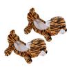 (1 Pair) Elastic Child Adult Terry Ice Hockey Figure Skates Boot Blade Covers Guards Skating Accessories, Absorbent, Tiger view 4