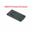 DPP Titanium Rear Sight Dovetail Mount/Mounting Plate/Adapter Compatible with Glock Vortex Venom & Viper, Burris Fastfire, Docter,Ade view 2