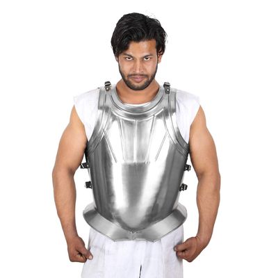 THENAUTICALMART Armor Medieval Breastplate Roman Muscle Armour Costume Cuirass New Jacket LARP (Carbon-Steel)