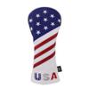 Craftsman Golf Red White Blue USA Flag Stars Fairway 3 5 Wood Cover Headcover(Wood Cover) view 1