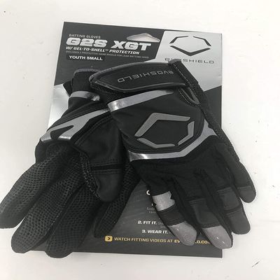 EvoShield Youth XGT G2S Batting Gloves (L, Black/White)