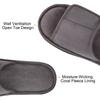 LongBay Men's Comfy Memory Foam Slide Slippers Breathable Micro Suede House Shoes (Small / 7-8 D(M) US, Gray) view 4