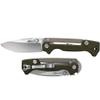 Cold Steel AD-10 and AD-15 Tactical Folding Knife with Lock and Pocket Clip - Premium S35VN Steel Blade, AD-15 Green , 3 1/2" view 1