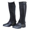 Shires Moretta Suede Half Chaps - Childs (Black, X-Large) view 1