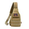 BraveHawk OUTDOORS Sling Chest Bag, 900D Nylon Tactical MOLLE Compact Crossbody Hiking Cycling Pack (Khaki) view 1