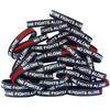 100 of Thin RED Line No One Fights Alone Wristbands view 1