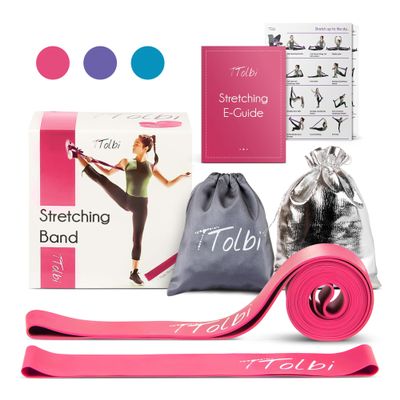 Premium Stretch Bands for Dancers  Improve Stretching & Flexibility with Ballet Stretching Band, Perfect Dance Equipment for Splits & Strength  Ideal Gifts for Dancers & Ballet Training