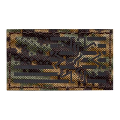 mult1cam Infrared IR USA American Flag EMS Skull Medic Paramedic 3.5x2 Tactical Morale Fastener Patch (Marpat)