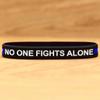 15 of Thin Blue Line No One Fights Alone Wristbands view 2