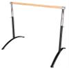 Ballet Barre Portable for Home or Studio, Freestanding Adjustable Bar for Stretch, Balance, Pilates, Dance or Active Workouts, Single or Double Bar, Kids and Adults (Curved Single Bar 5ft) view 4