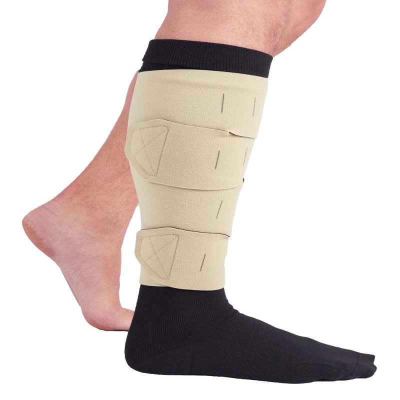 Circaid Juxtalite HD Compression Leg Wrap, Beige (XX-Large, Short)