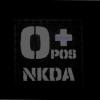 IR A-TACS AU OPOS NKDA O+ Blood Type 2x2 Arid Tan Tactical Morale Touch Fastener Patch view 2
