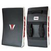 TMA MMA Kick Strike Shield Curved Training Thai Pad Target Focus Boxing Punching Mitts (Sold AS Single Item) (Black/White) view 1