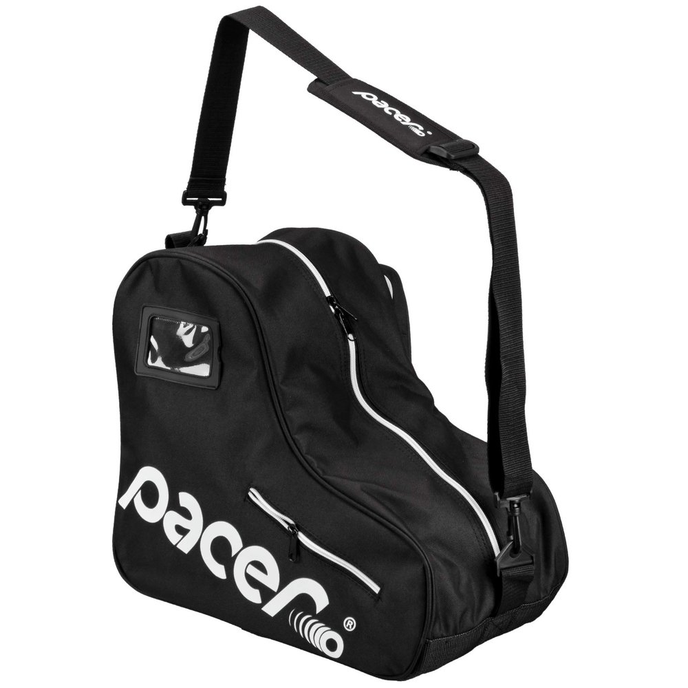 Pacer Skate Shape Bags - Great for Quad Roller Skates or Inlines (Black)
