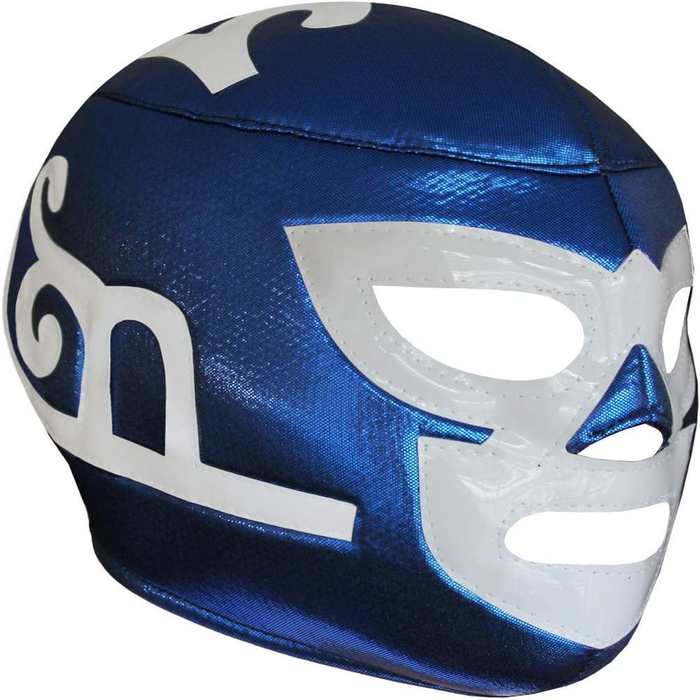 Huracan Ramirez Lucha Libre Wrestling Mask (PRO - Fit) Luchador Costume Wear Blue