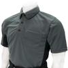 Smitty Major League Style Umpire Shirt - Performance Mesh Fabric (Charcoal/Black, Small) view 1