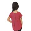 Tuff Athletics Girl's Short Sleeve Active Tee (XL - 16, Rasberry) view 2