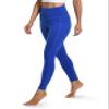 Colorfulkoala Women's High Waisted Tummy Control Workout Leggings 7/8 Length Yoga Pants with Pockets (S, Sapphire Blue) view 3