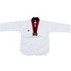 Taekwondo Poom Uniform Poom V-Neck and Blue Pants Martial Arts MMA TKD Karate Judo Hapkido (140(Height: 130~140cm)(51.1~55.1 inch)) view 4