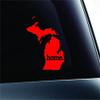 Home Michigan State Symbol Decal Funny Car Truck Sticker Window (Red), Decal Sticker Vinyl Car Home Truck Window Laptop view 1