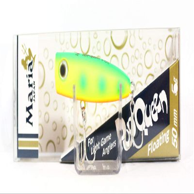 YAMASHITA L10P 603835 Popper Pop Queen F50, 2.0 inches (50 mm), 0.2 oz (5 g), Matte Chart Green