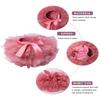 Baby Girls Tutu Bloomers Diaper Cover Cotton Tulle Bloomers and Headband Set Coral 6-12 Month view 4