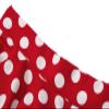 EXCHIC Women's Casual Stretchy Flared Midi Skater Skirts Basic A-Line Pleated Midi Skirt (XL, Polka Dot-3) view 2