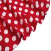 EXCHIC Women's Casual Stretchy Flared Midi Skater Skirts Basic A-Line Pleated Midi Skirt (XL, Polka Dot-3) view 3