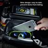 WILD MAN Hard Shell Touch Screen Bicycle Front Top Tube Bike Bag with Phone Holder for Cellphone Below 6.0 Inch view 3