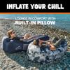 AlphaBeing Inflatable Lounger - Best Air Lounger for Travelling, Camping, Hiking - Ideal Inflatable Couch for Pool and Beach Parties - Perfect Air Chair for Picnics or Festivals view 4