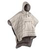 Gaorui Winter Poncho Coat Outdoor Camping Warmth Small Quilt Blanket Water-resisitant Sleeping Bag Cloak Cape with Hat for Adult (Khaki) view 1
