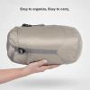 Gaorui Winter Poncho Coat Outdoor Camping Warmth Small Quilt Blanket Water-resisitant Sleeping Bag Cloak Cape with Hat for Adult (Khaki) view 3