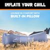 AlphaBeing Inflatable Lounger - Best Air Lounger for Travelling, Camping, Hiking - Ideal Inflatable Couch for Pool and Beach Parties - Perfect Air Chair for Picnics or Festivals view 4