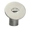 Boat Deck Fill/Filler Cap Keyless - Angled Neck 2"(50mm) Gas Marine 316 Stainless Steel view 1
