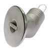 Boat Deck Fill/Filler Cap Keyless - Angled Neck 2"(50mm) Fuel Marine 316 Stainless Steel by nrcxrc view 2