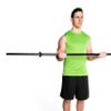 CAP Barbell 57" Standard Solid Threaded Bar with Star-Lock Collars, 1-inch view 4