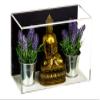 Acrylic Display Case with Black Back, Vertical or Horizontal Display Cases for Collectibles, Figures & Memorabilia, Wall Mounted Display Case Clear Showcase Dim:13" L x 6" W x 8" H (A044-BB-HWM) view 1