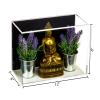 Acrylic Display Case with Black Back, Vertical or Horizontal Display Cases for Collectibles, Figures & Memorabilia, Wall Mounted Display Case Clear Showcase Dim:13" L x 6" W x 8" H (A044-BB-HWM) view 2