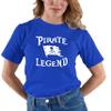 Go All Out XX-Large Royal Blue Adult Pirate Legend T-Shirt view 2