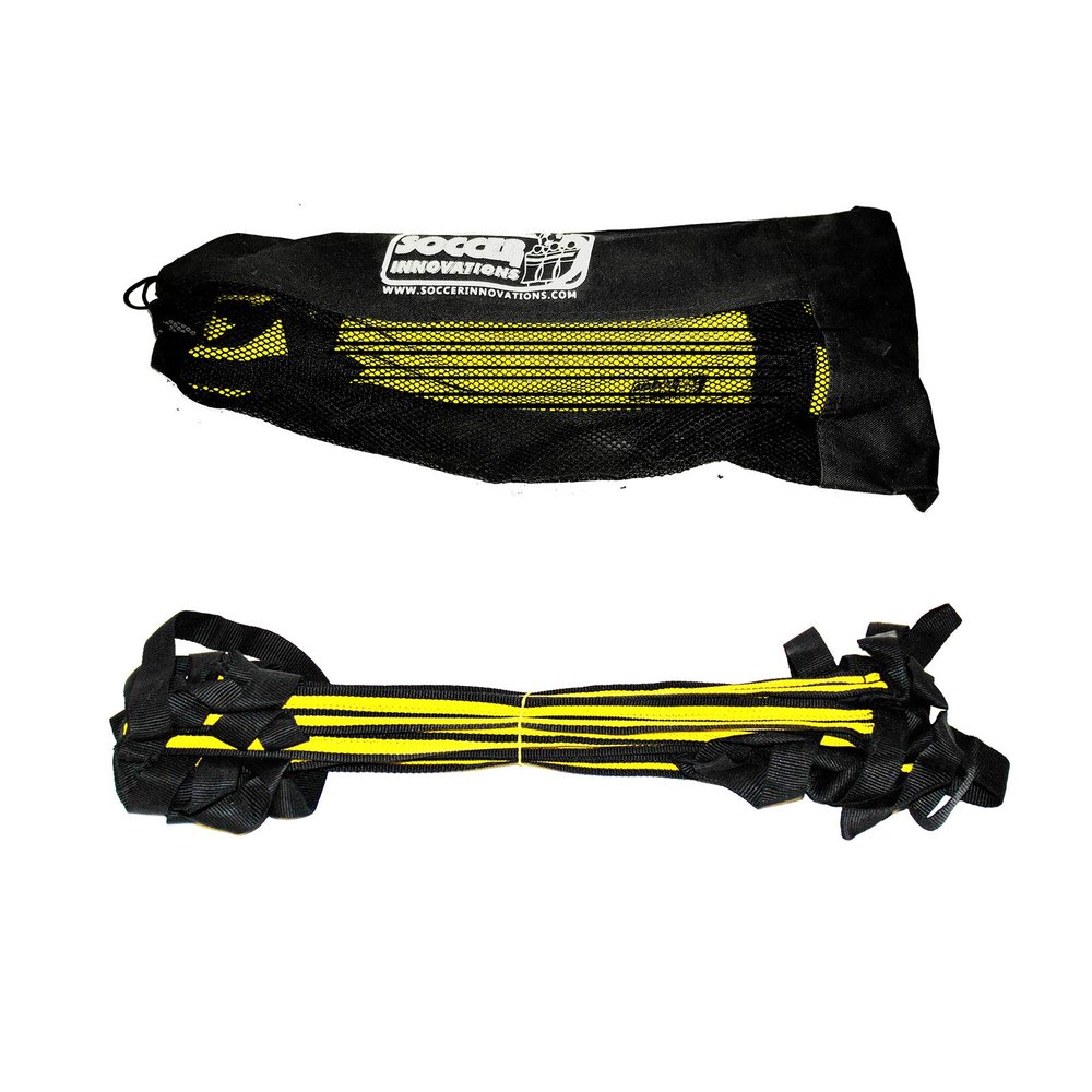 Soccer Innovations Nylon Fabric Speed Ladder - Pro Agility Ladder, Training Ladder for Quick feet, Carry Bag Included