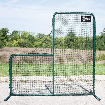 TAG TBPN605PRO L-Frame Pitcher Screen, 7 ft x 7 ft (Replacement Net Only)