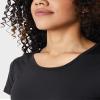 32 DEGREEES Womens Cool Fitted T-Shirt | Lightweight| Quick Dry | Fitted, Black, Small view 3