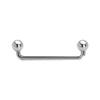 BodyJewelryOnline Snake Eyes Surface Piercing Jewelry 16G Staple Barbell 16mm Staple Surface Barbell Ball Top 5/8 Inch view 1