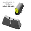 XS Sights DXT2 Big Dot Tritium Night Sights. Tritium Front and Rear Set. Fits Glock 20,21,29,30,36,37,38,39,40,41 Models Including MOS Versions. Tritium/Photoluminescent Front Sight - Yellow view 2