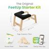 FeetUp - The Original Yoga Headstand Bench, Vegan Handstand Trainer Bench and Stand, Strength Training Inversion Equipment for Relaxation & Strength, Includes App & Starter Kit, Classic, Black view 2