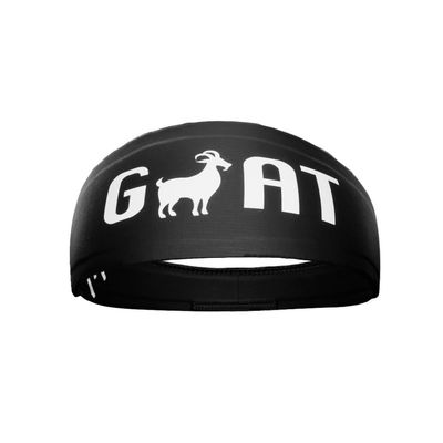 35+ Designs! Unisex Headband/Sweatband. Best for Sports, Fitness, Working Out, Yoga. Tapered Design. (Goat)